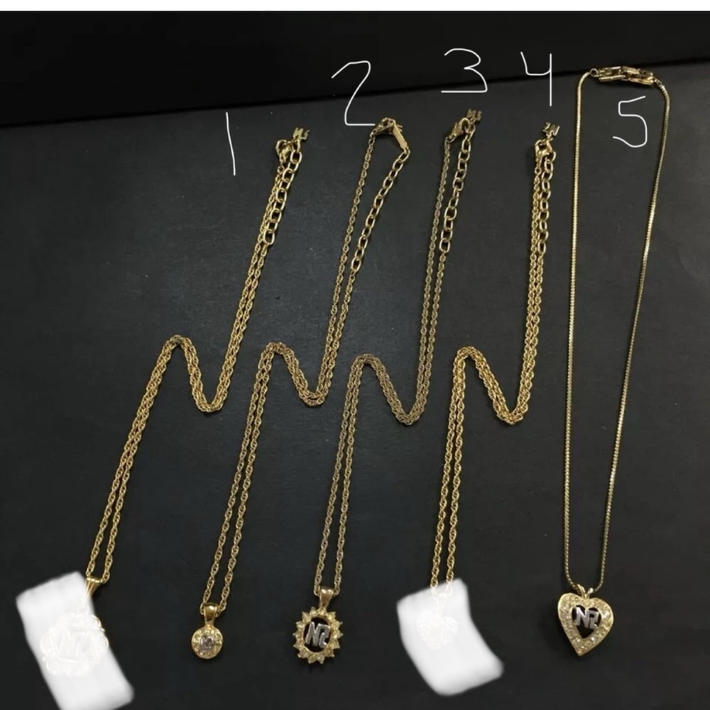 PICK ONE NINA RICCI Rhinestone Gold Tone Necklaces 2,3,5,8,10 (1,4,6,7 & 9 SOLD) - Picture 15 of 16